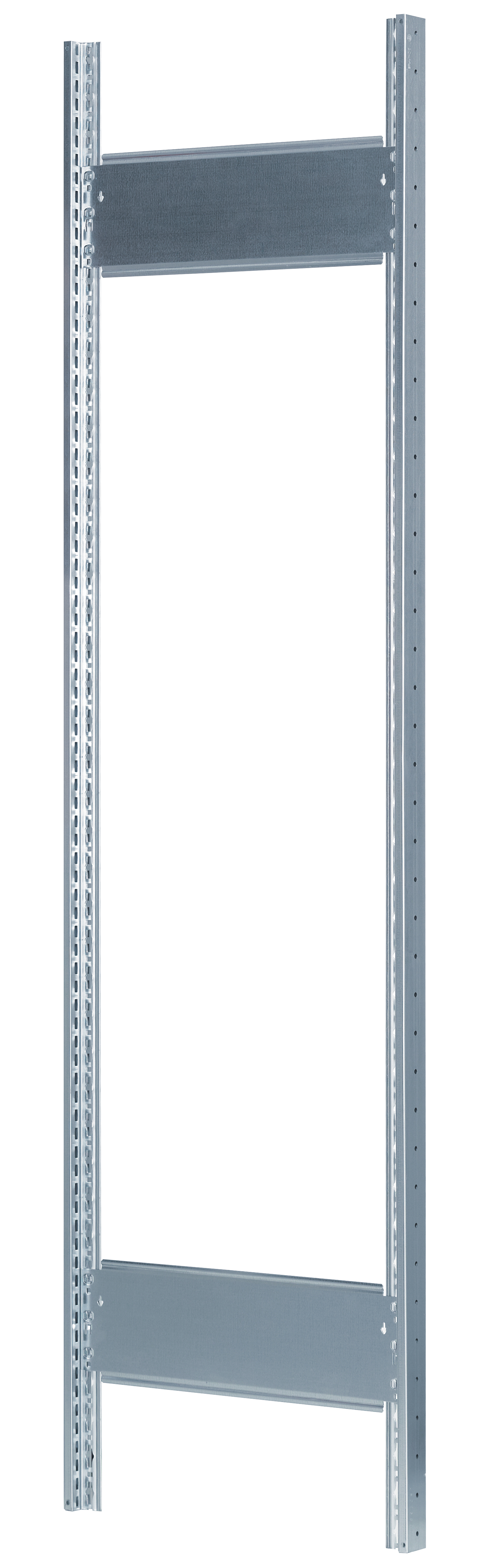 MULTIplus T-Profil-Rahmen 2000x500 mm, verzinkt, 2 Tiefenriegel, vormontiert