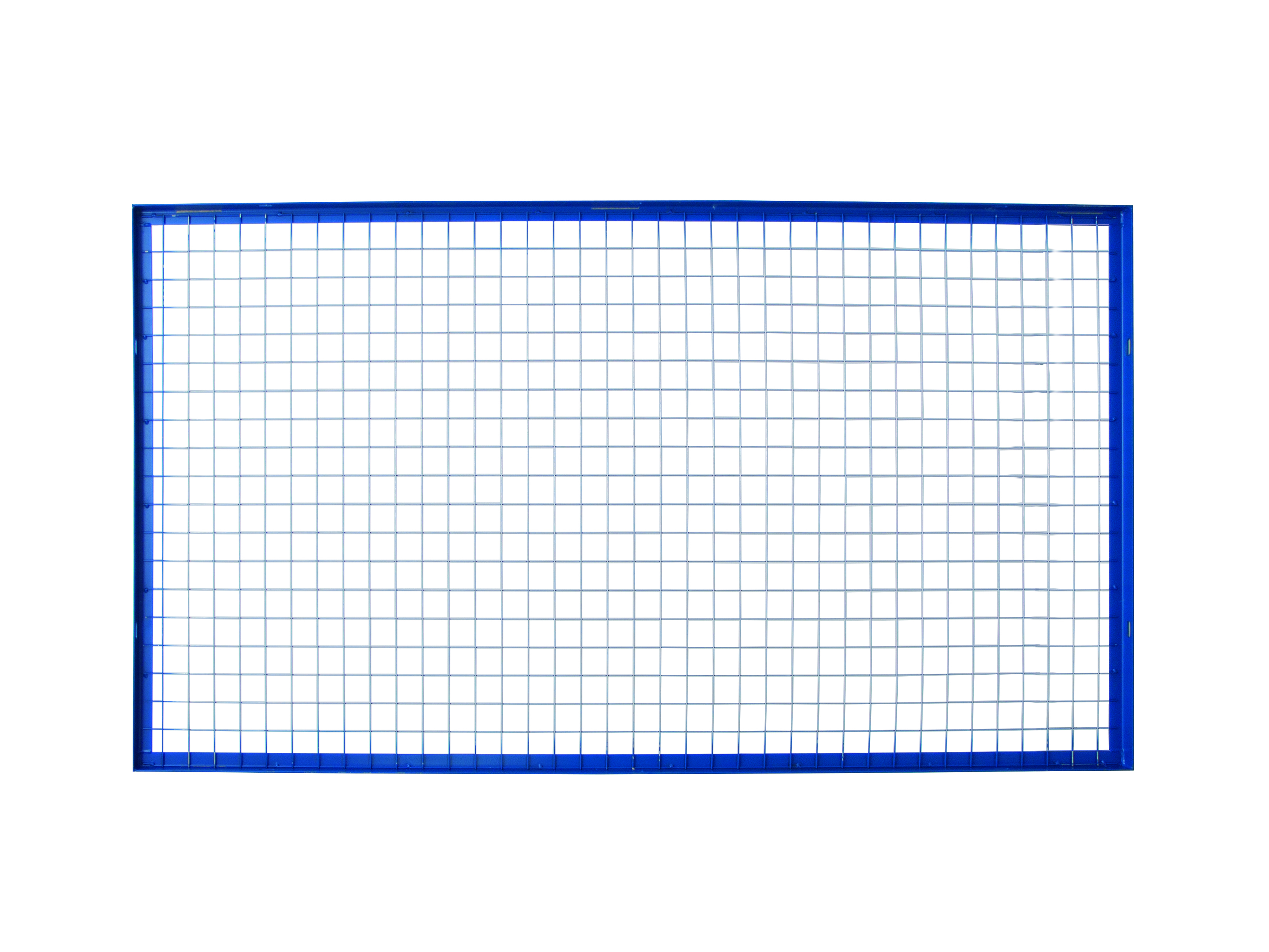 Palettenregal-Drahtgitter-Rückwand für S625-A18, S635-B20 und S645-B25, 1000 x 1825 mm (H x B), blau/verzinkt, 50 x 50 mm Maschenweite