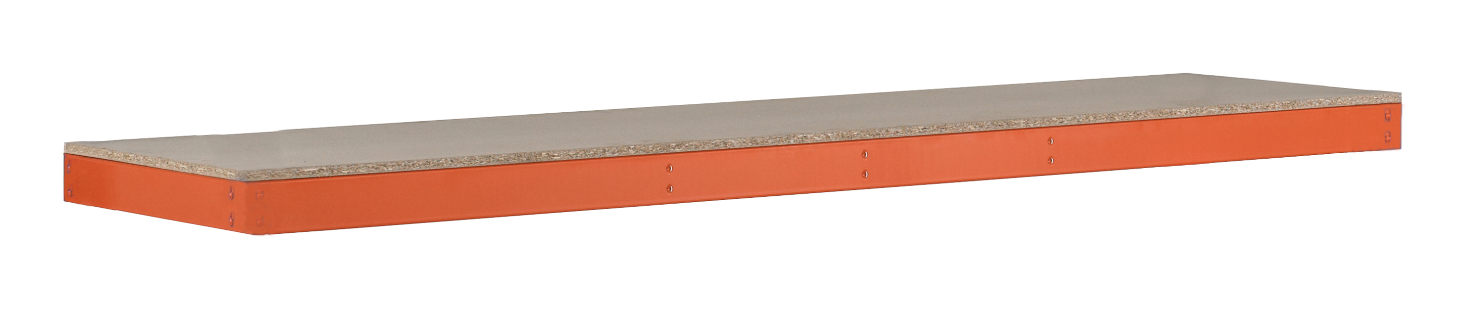 Zusatzebene mit Spanplatten, Z1, 1536 x 621 mm, orange/verzinkt, Fachlast 640 kg